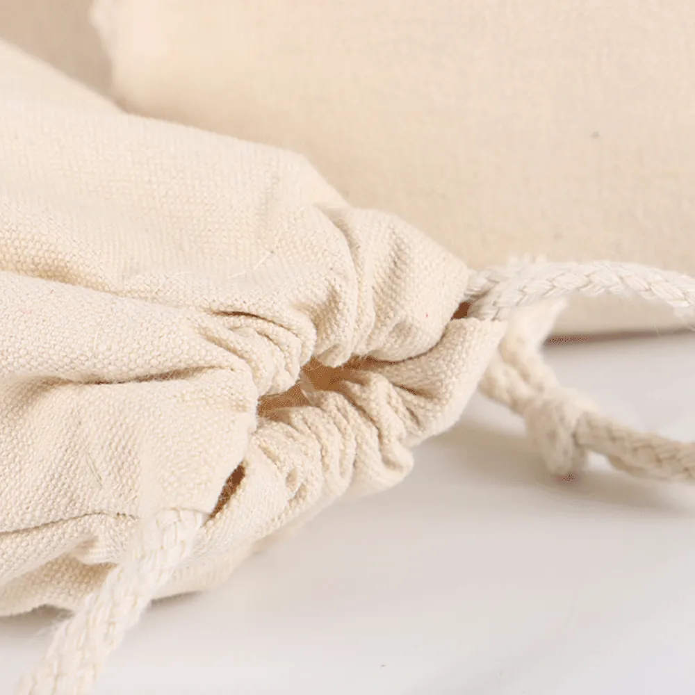 12 x 16cm Cotton Drawstring Pouch