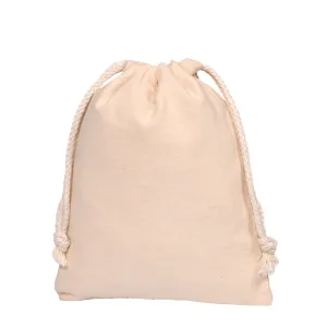 12 x 16cm Cotton Drawstring Pouch