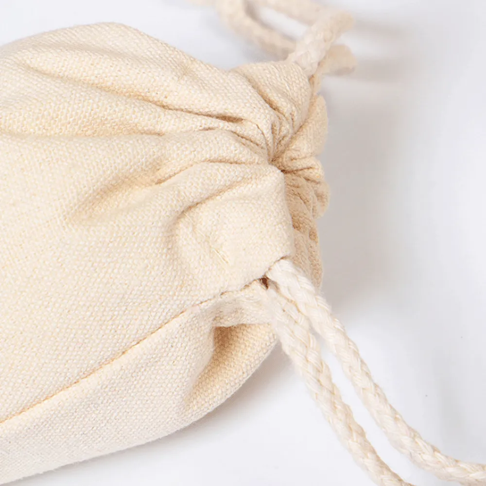 12 x 16cm Cotton Drawstring Pouch