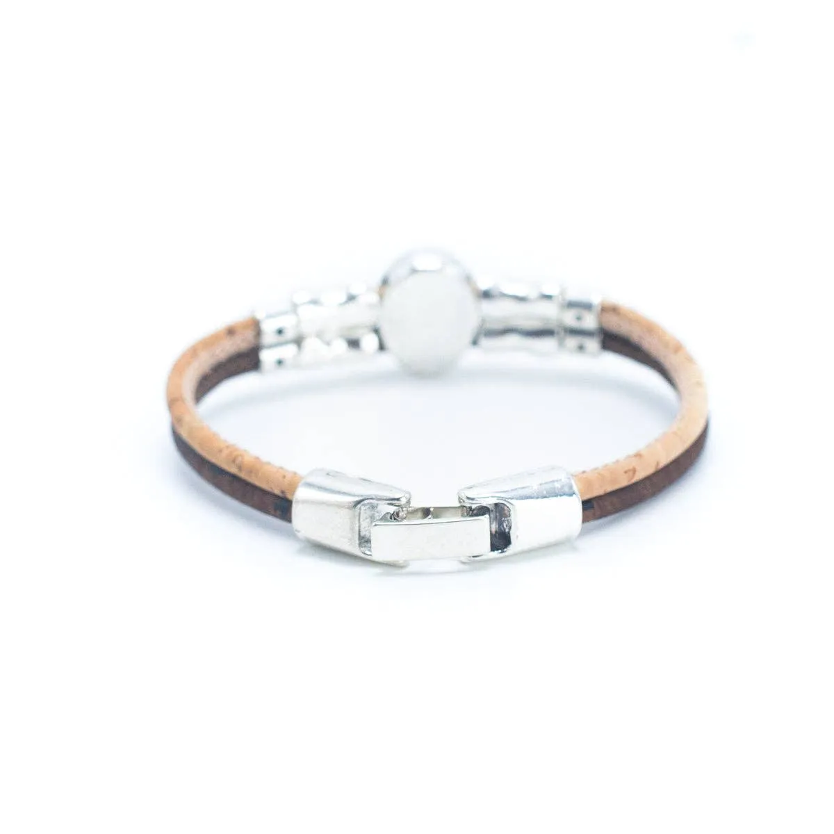 Abstract tree Cork Bracelet  BR-221-MIX-5