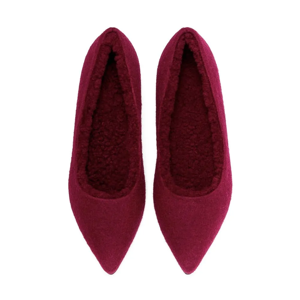 Anais Wool Burgundy