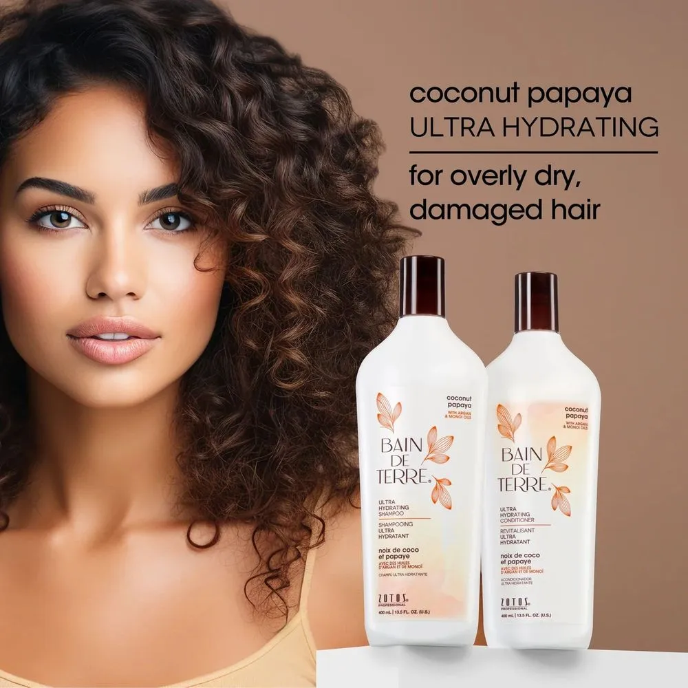 Bain de Terre Bain de Terre® Ultra Hydrating Shampoo, Coconut Papaya