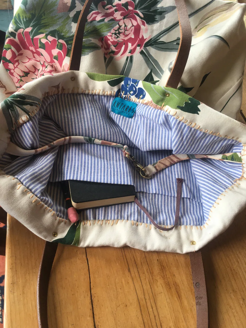 Camilla's floral shopping bag