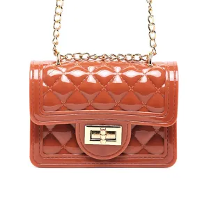 Coral Quilted Sling Bag