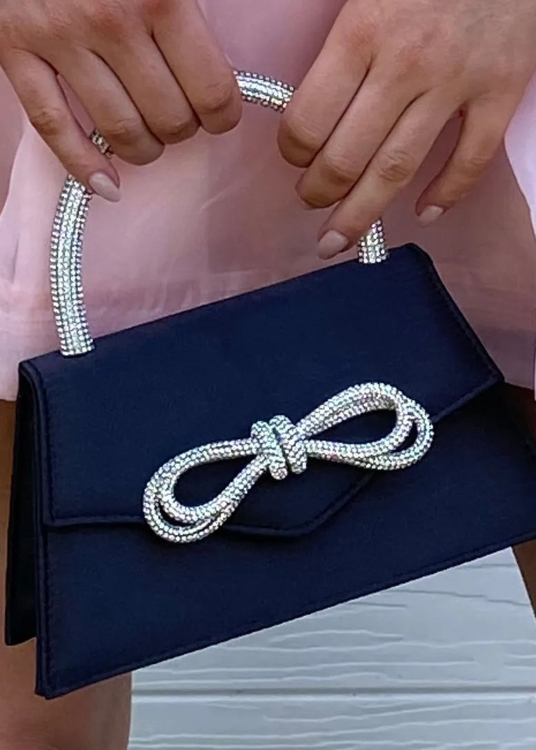 Diamanté bag - Black