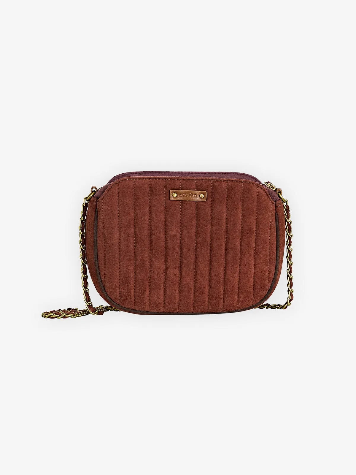Divine Suede Bag - Tan