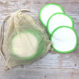 Earthbits Reusable Cotton Bamboo Makeup Remover Pads - Set of 10