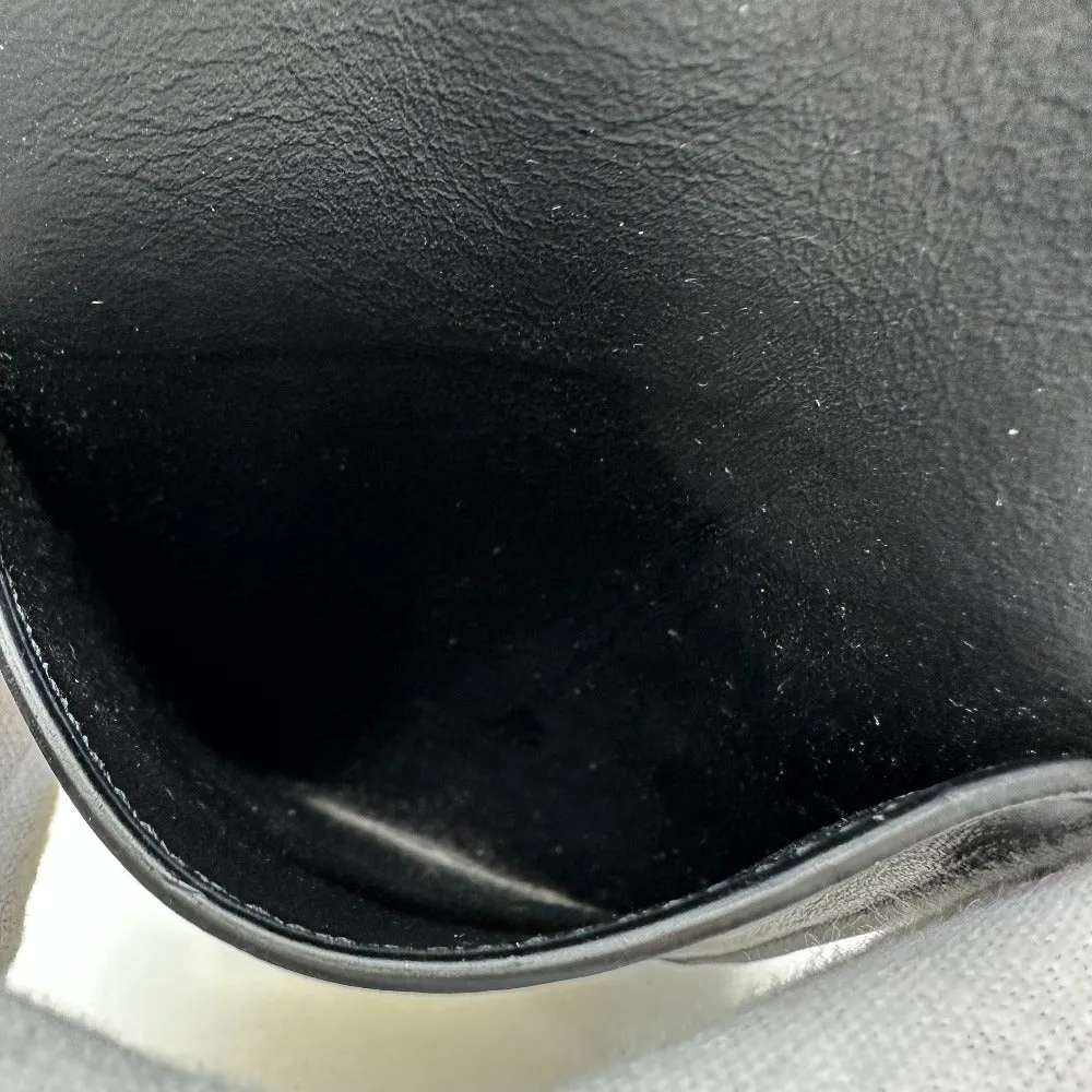FENDI Coin case 7M0283 leather black Wallet Coin Pocket Card Case Monster Bugs mens Used