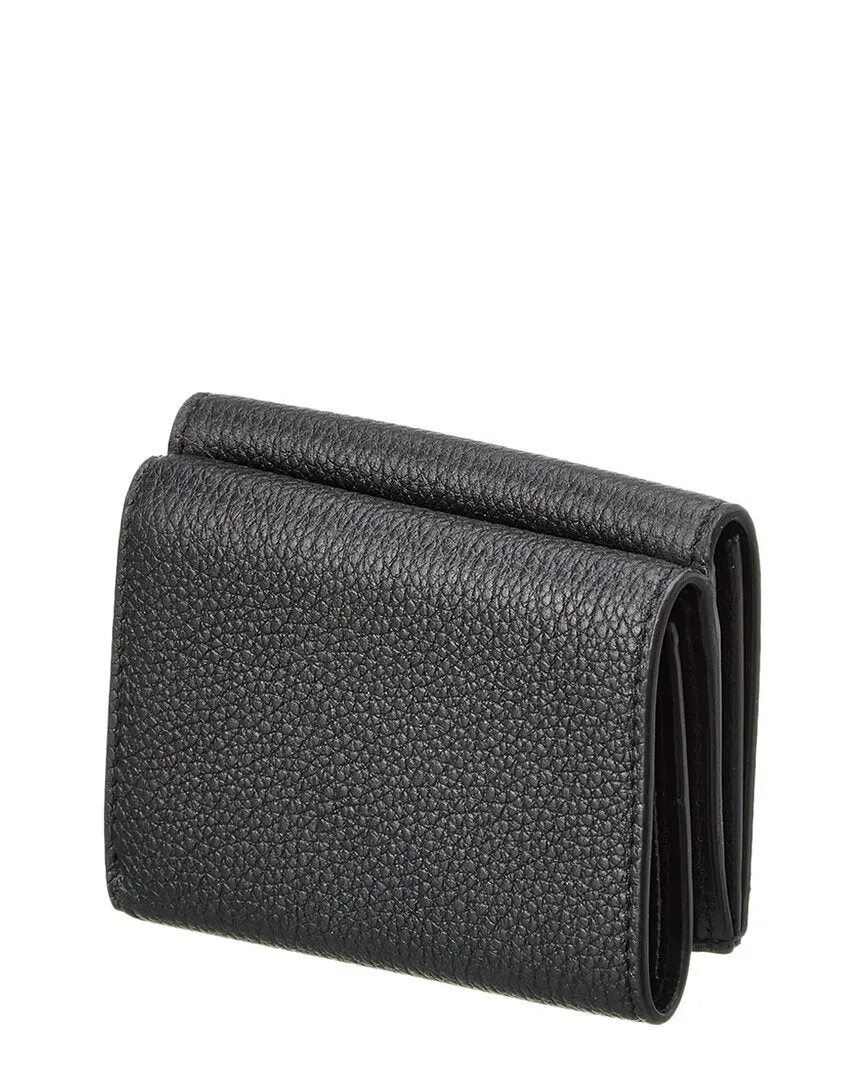 FENDI Trifold Leather Wallet