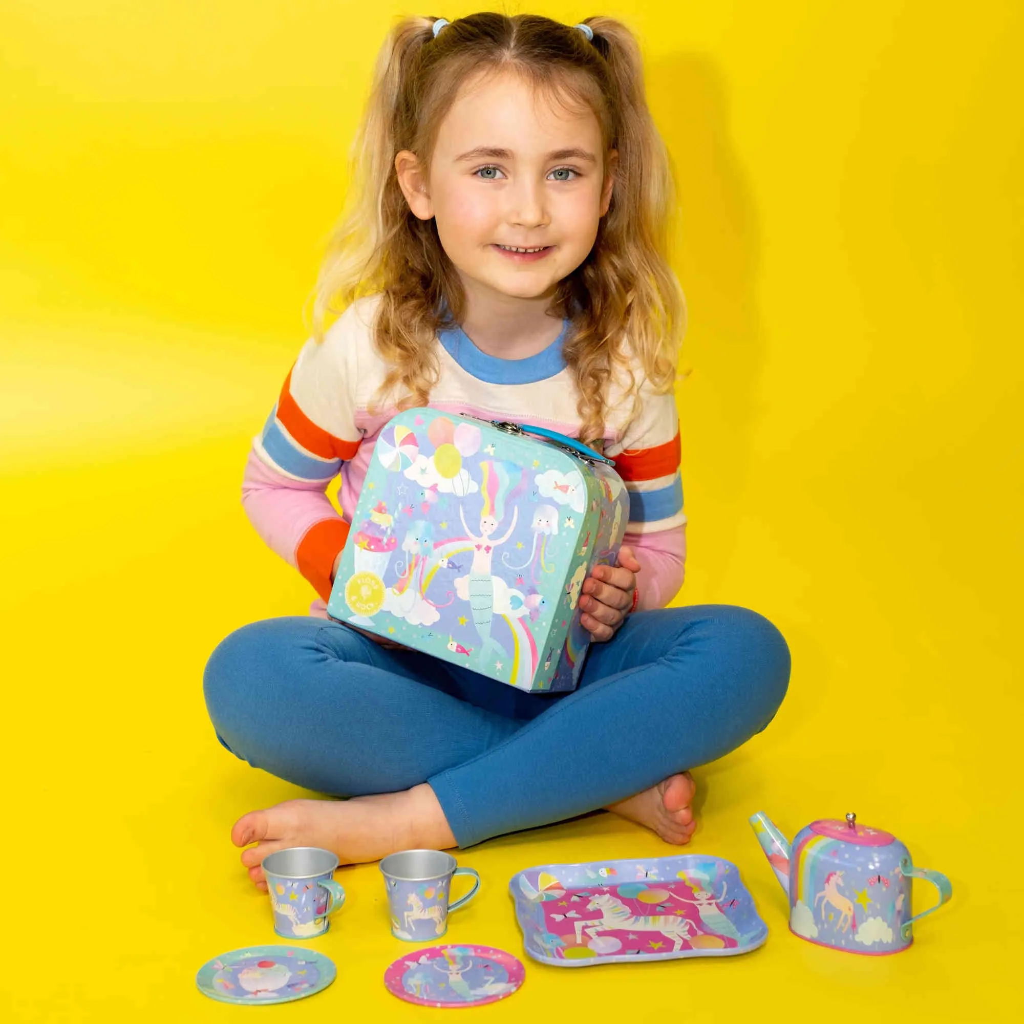 Floss & Rock Fantasy Tin Tea Set 7 Piece