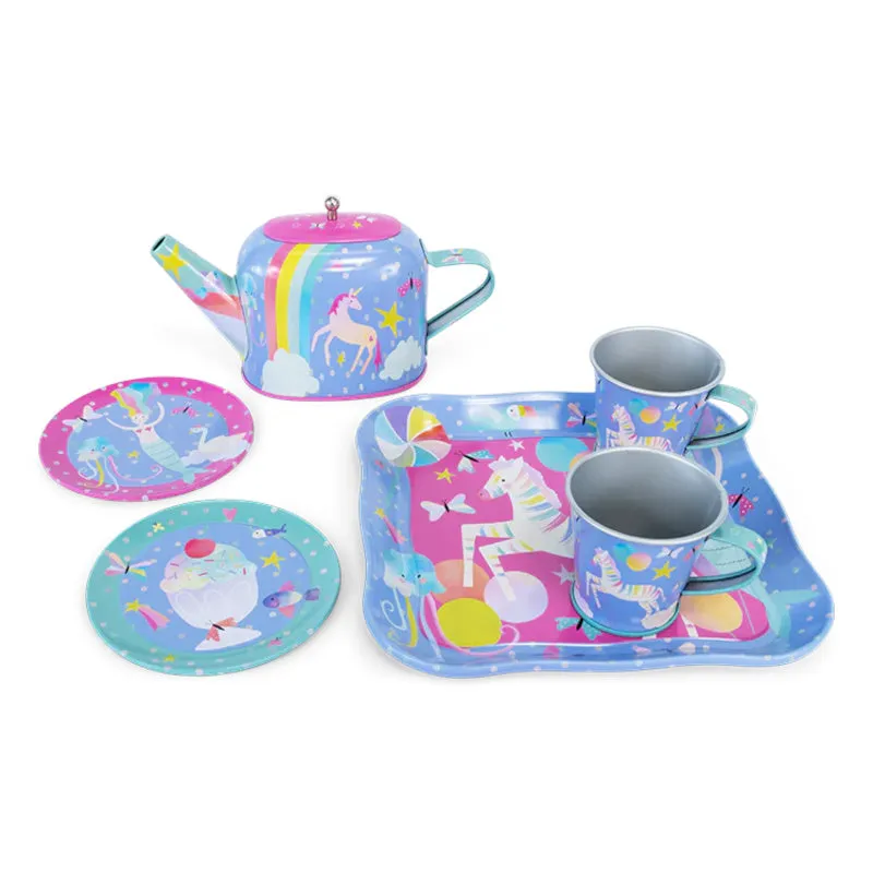 Floss & Rock Fantasy Tin Tea Set 7 Piece