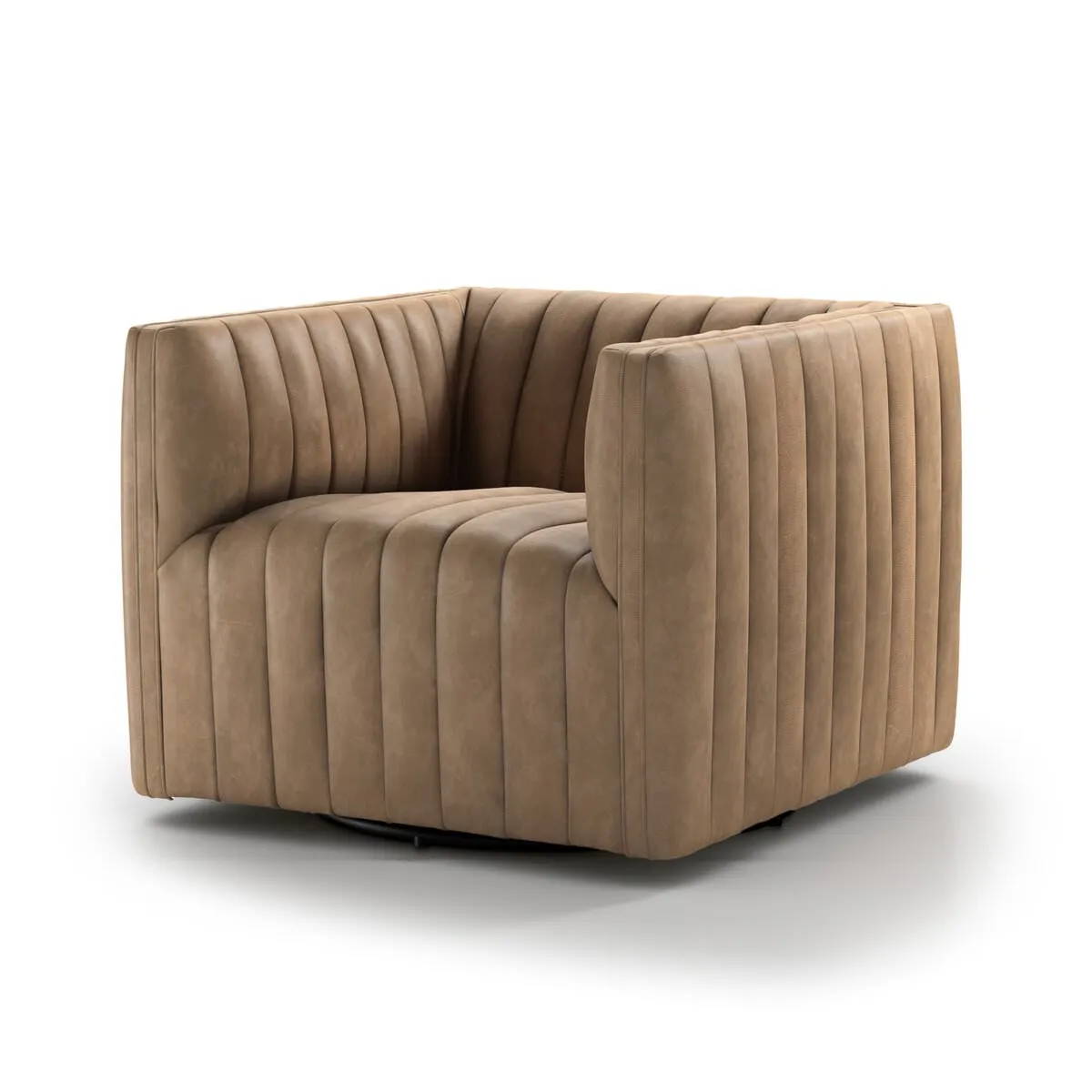 Four Hands Augustine Swivel Chair in Palermo Drift