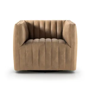 Four Hands Augustine Swivel Chair in Palermo Drift