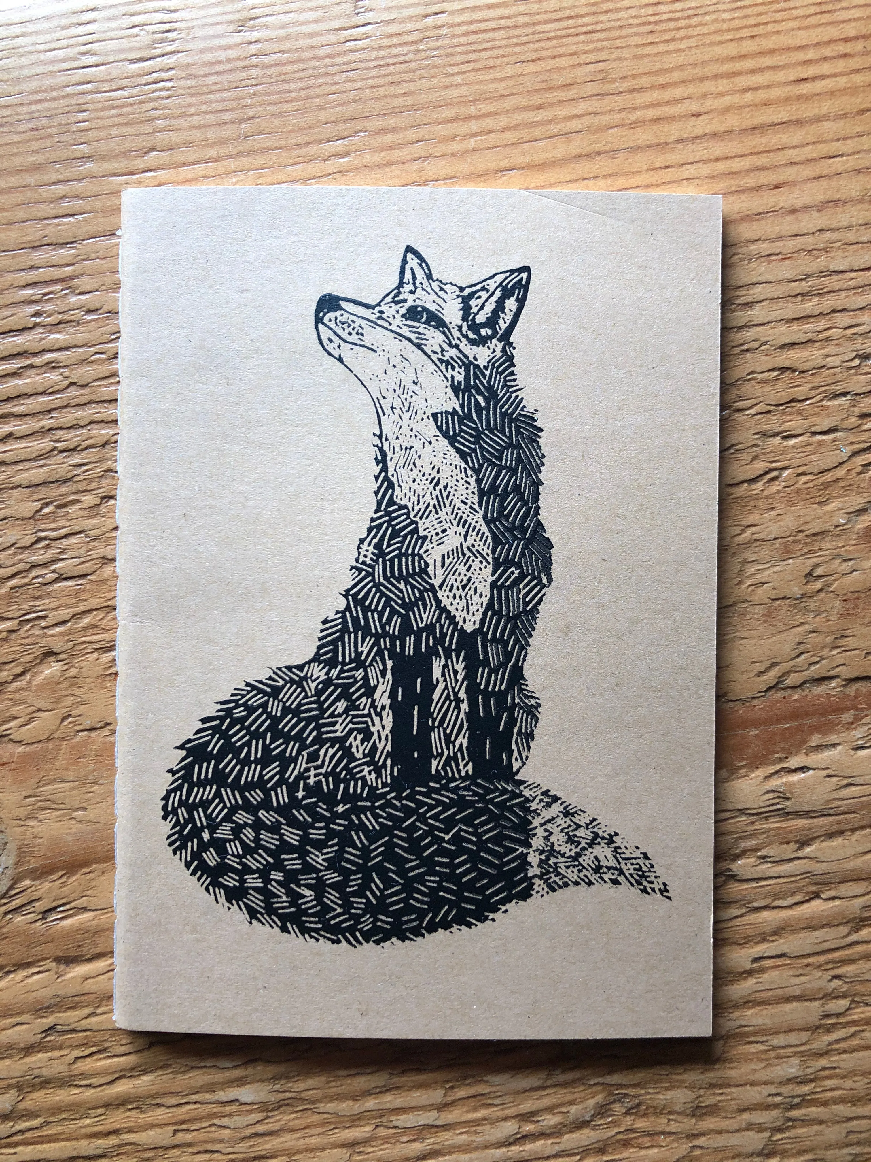Fox  - Small Lined Notebook