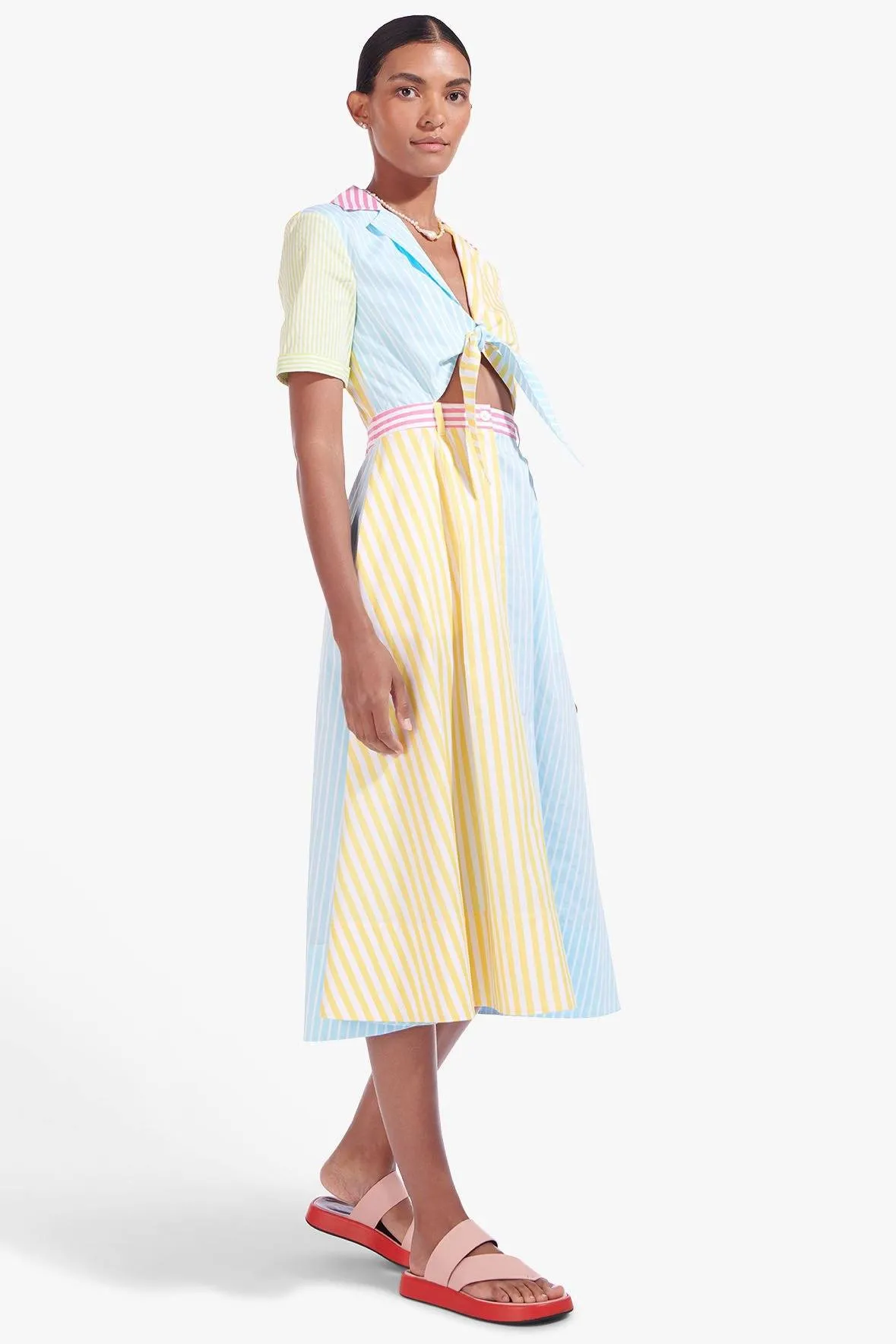 GIORGIANA DRESS | STRIPE MULTI