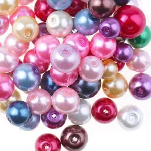 Glass Pearl Bead Mix