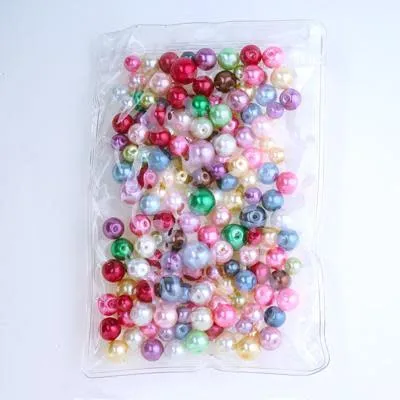 Glass Pearl Bead Mix