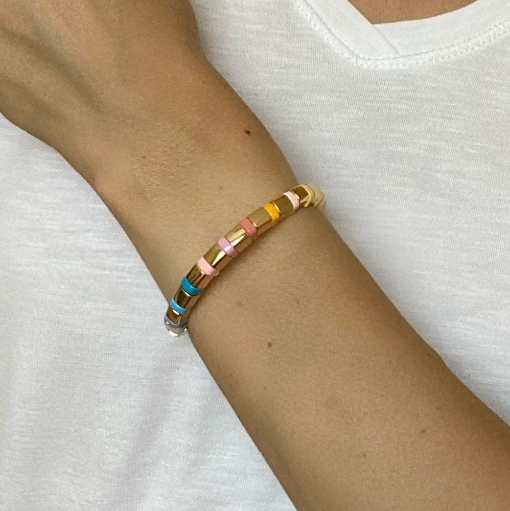 Golden Rainbow Bracelet