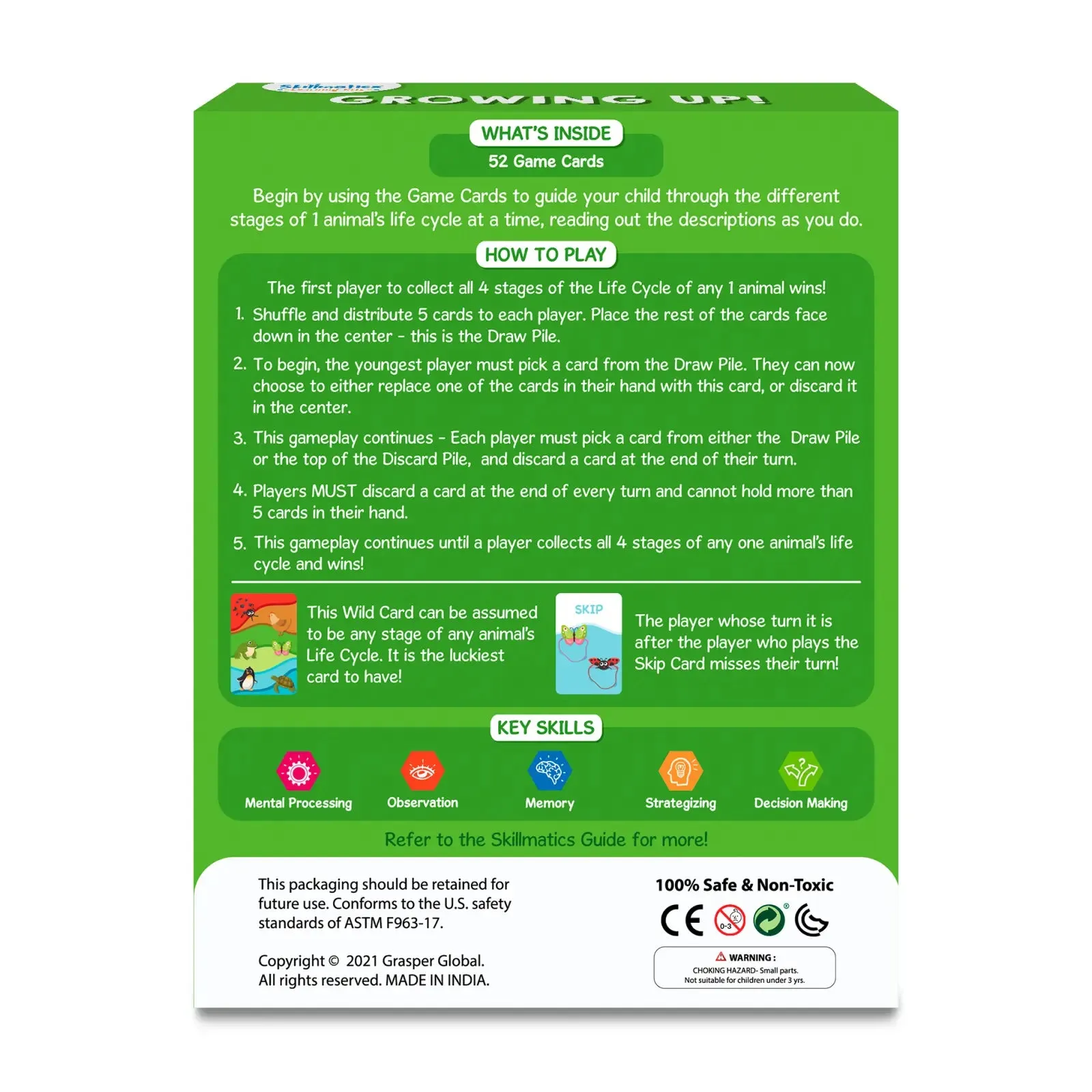 Growing Up! - Learn about Life Cycles (ages 5 )