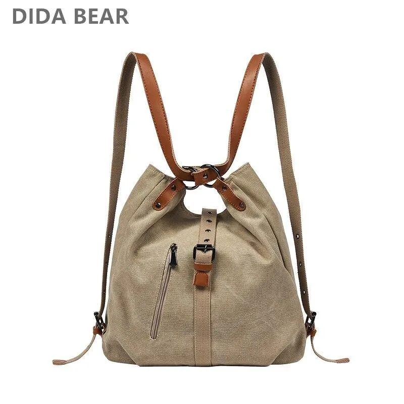Hemp Canvas Women Handbag