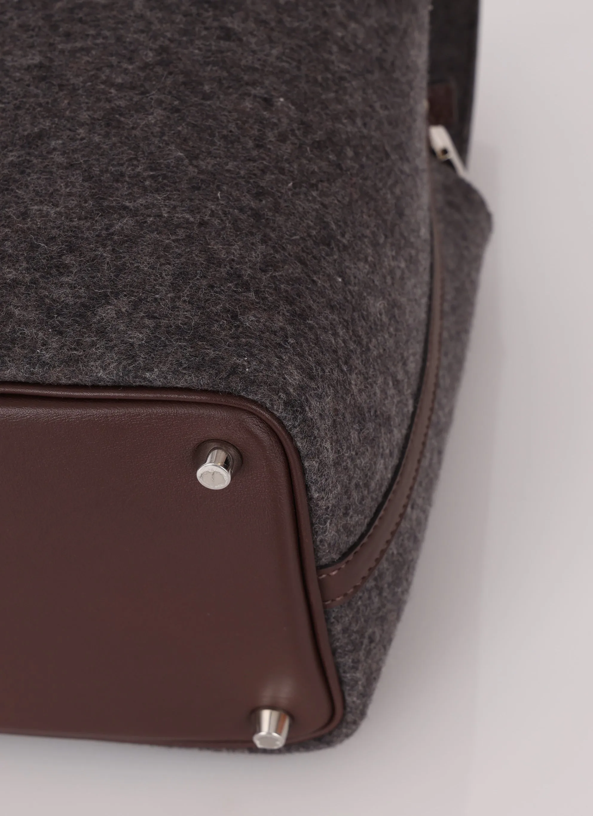 Hermès Wool Picotin 18 PHW