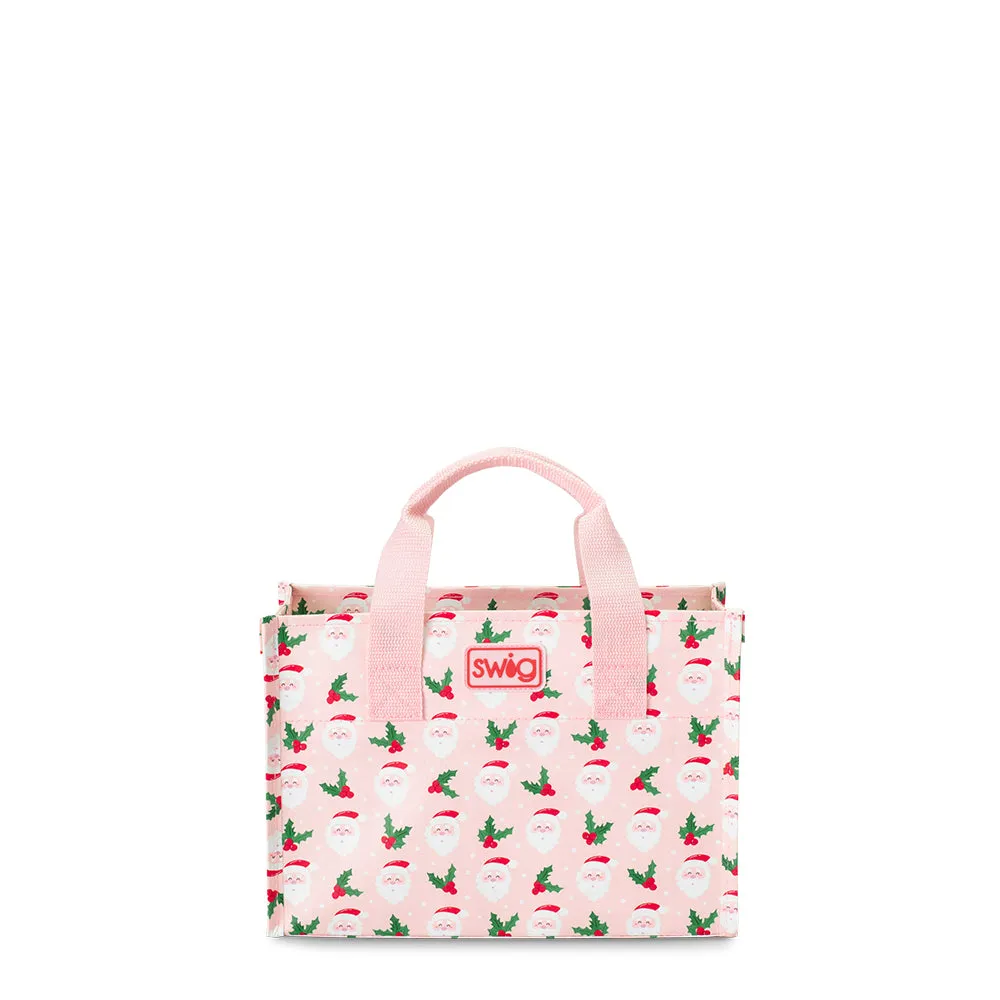 Holly Jolly Reusable Gift Bag Small