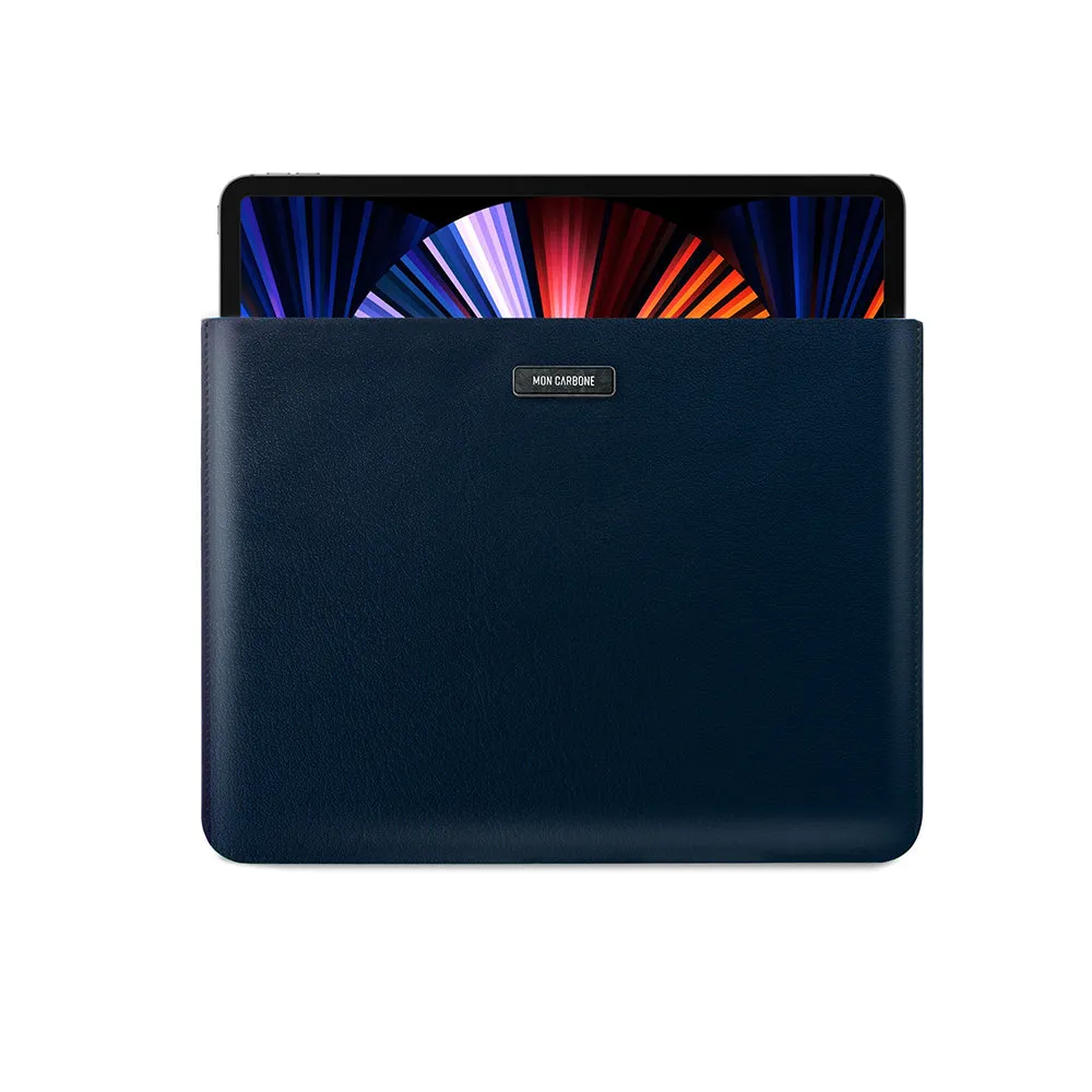 iPad Air / iPad Pro Sleeve Italian Napa Leather – Atlantis Blue