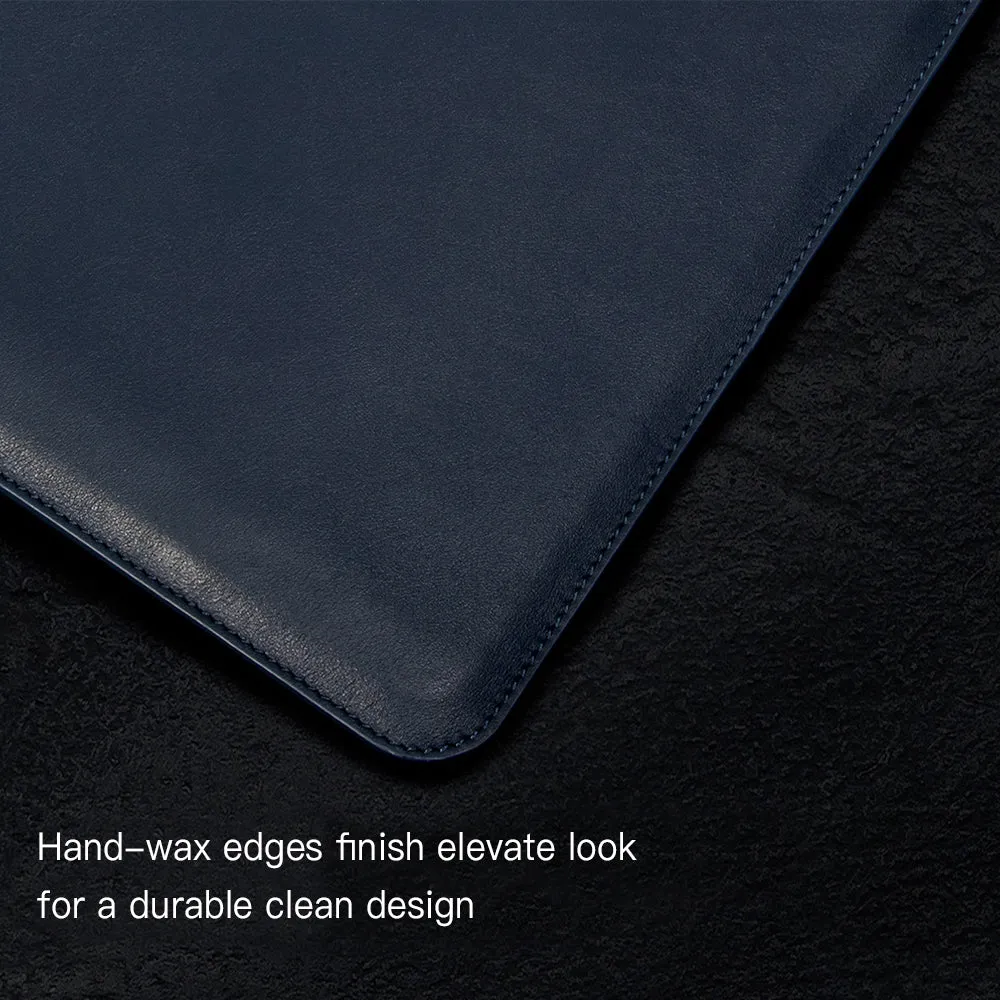 iPad Air / iPad Pro Sleeve Italian Napa Leather – Atlantis Blue