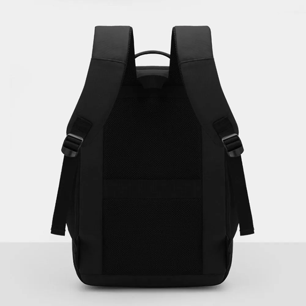 Large Capacity Oxford Backpack for Men Waterproof Bookbag Business Commute Bag with USB Charging Port
