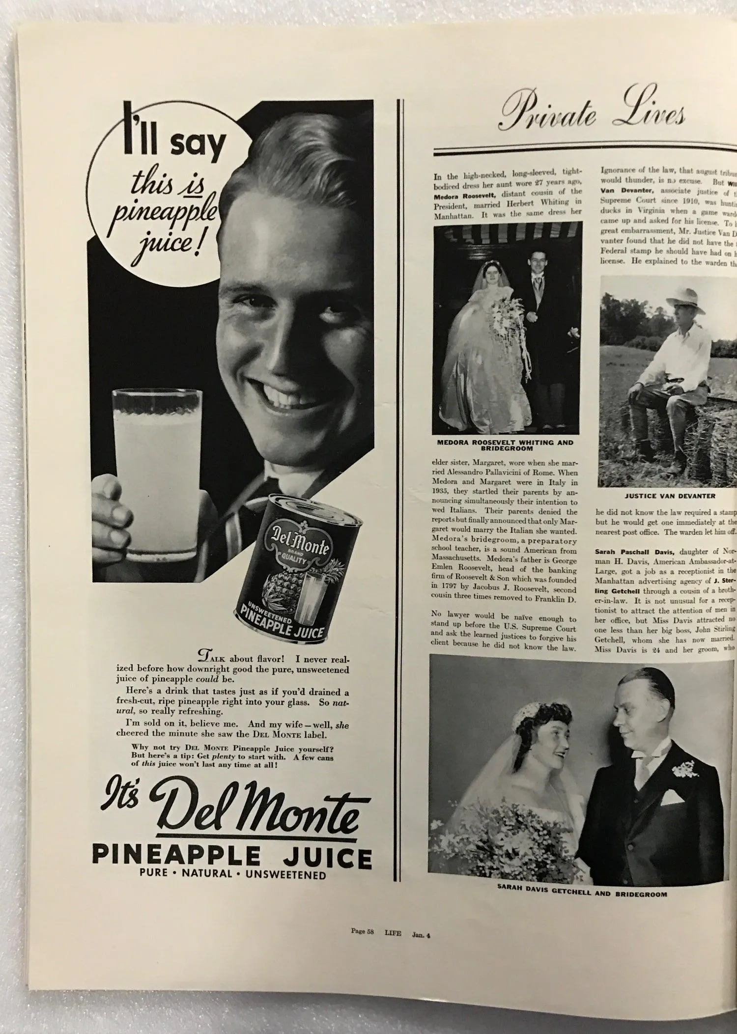 Life Magazine, January 4, 1937
