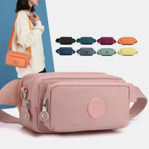 Lightweight Waterproof Waist Bag for Women with Crossbody Strap