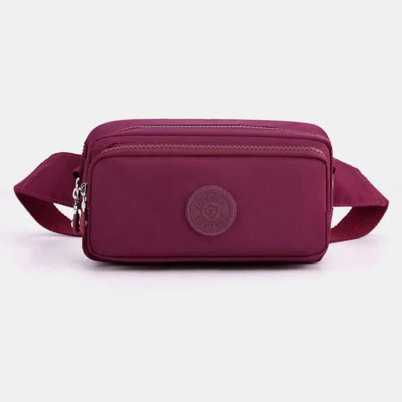 Lightweight Waterproof Waist Bag for Women with Crossbody Strap