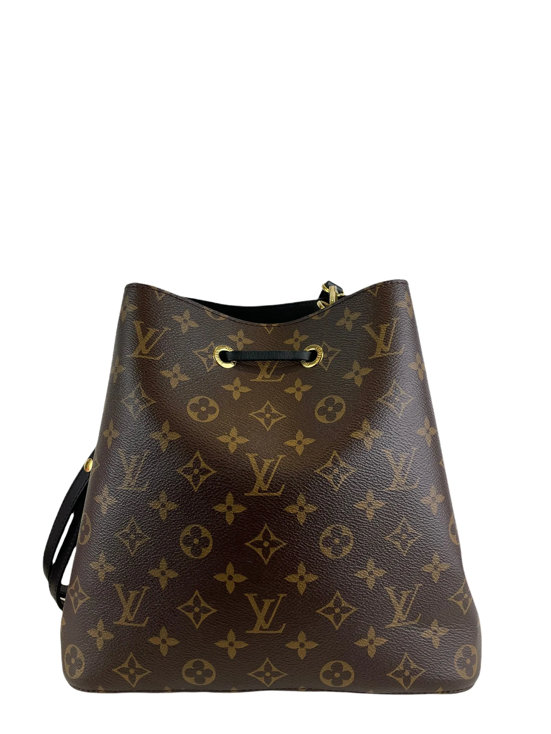 Louis Vuitton Monogram Canvas "NÉONOÉ" Bucket Bag w/ Crossbody Strap