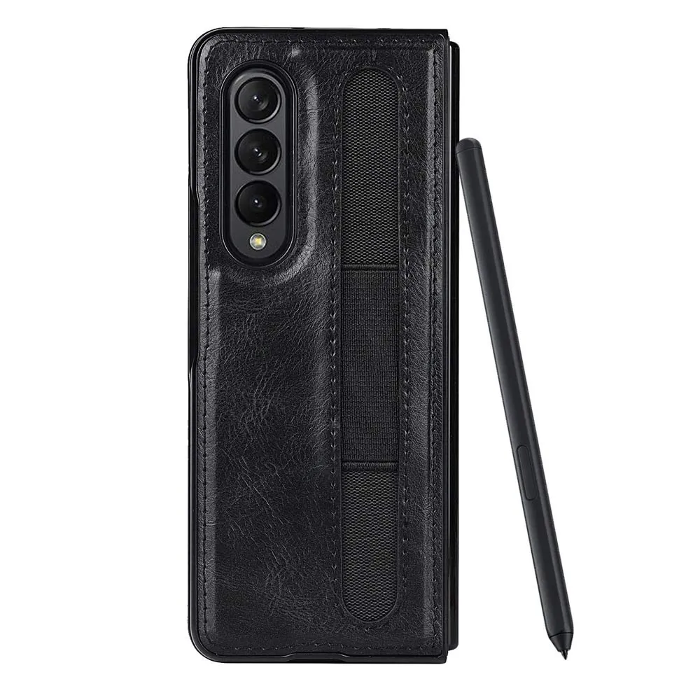 Luxury Business Phone Case With Pen Holder - Samsung Z Fold 3