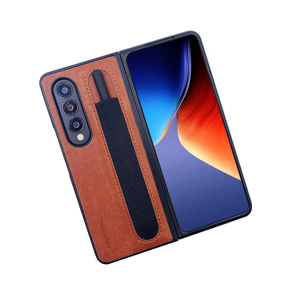 Luxury Business Phone Case With Pen Holder - Samsung Z Fold 3