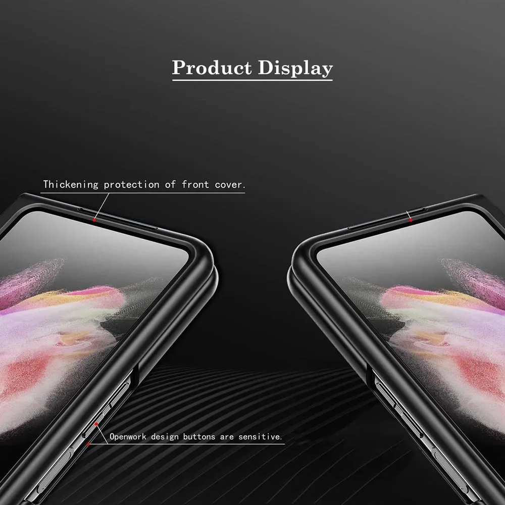 Luxury Business Phone Case With Pen Holder - Samsung Z Fold 3