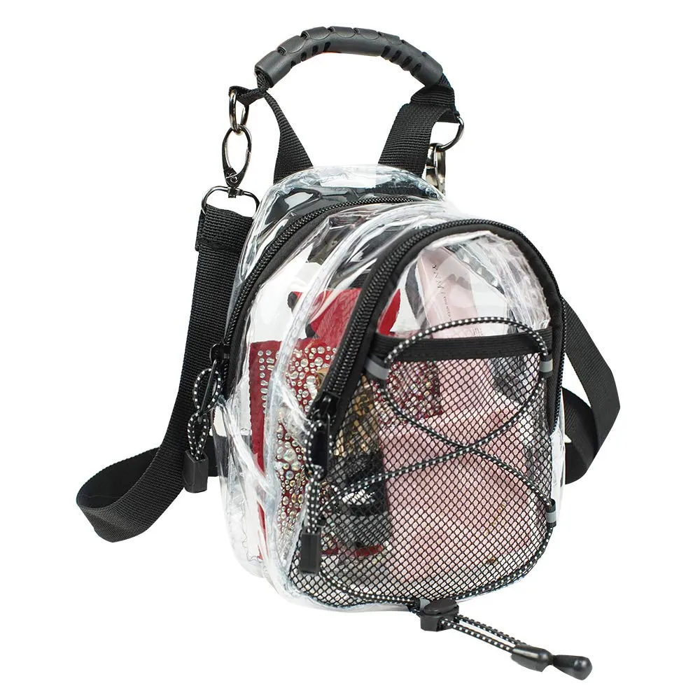 Magicbags Fashion Clear Fanny Pack, Stadium Approved Clear Crossbody Purse Bag,Multifunctional Waist Pack Perfect for Travel Festival Sports