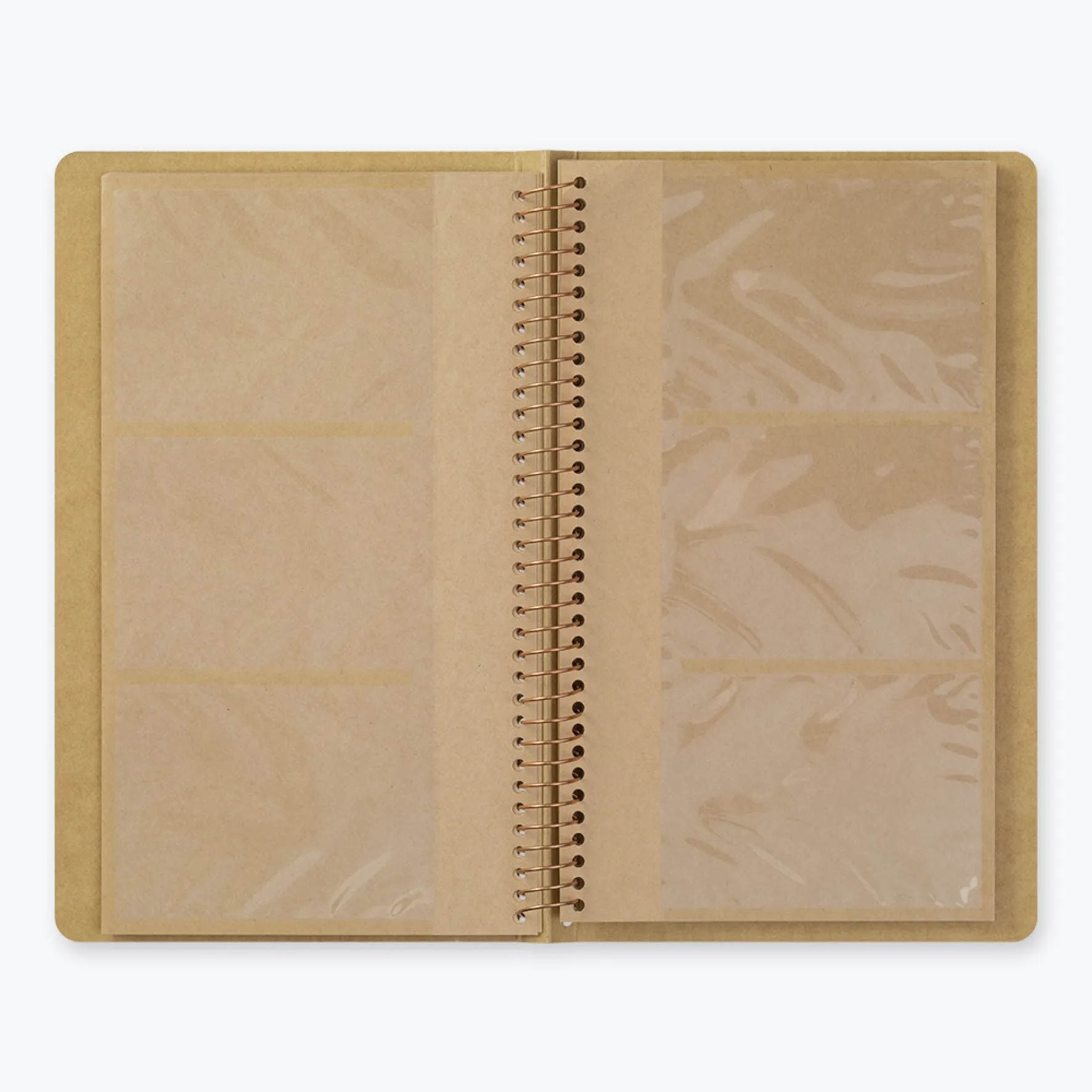 Midori - Notebook - Spiral Ring - A5 Slim - Card File