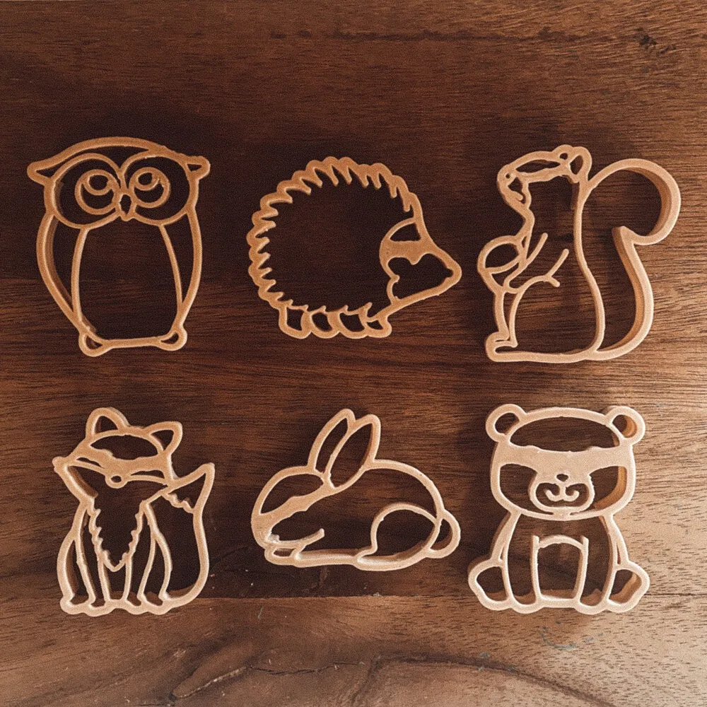 Mini Woodland Animals Eco Cutter Set