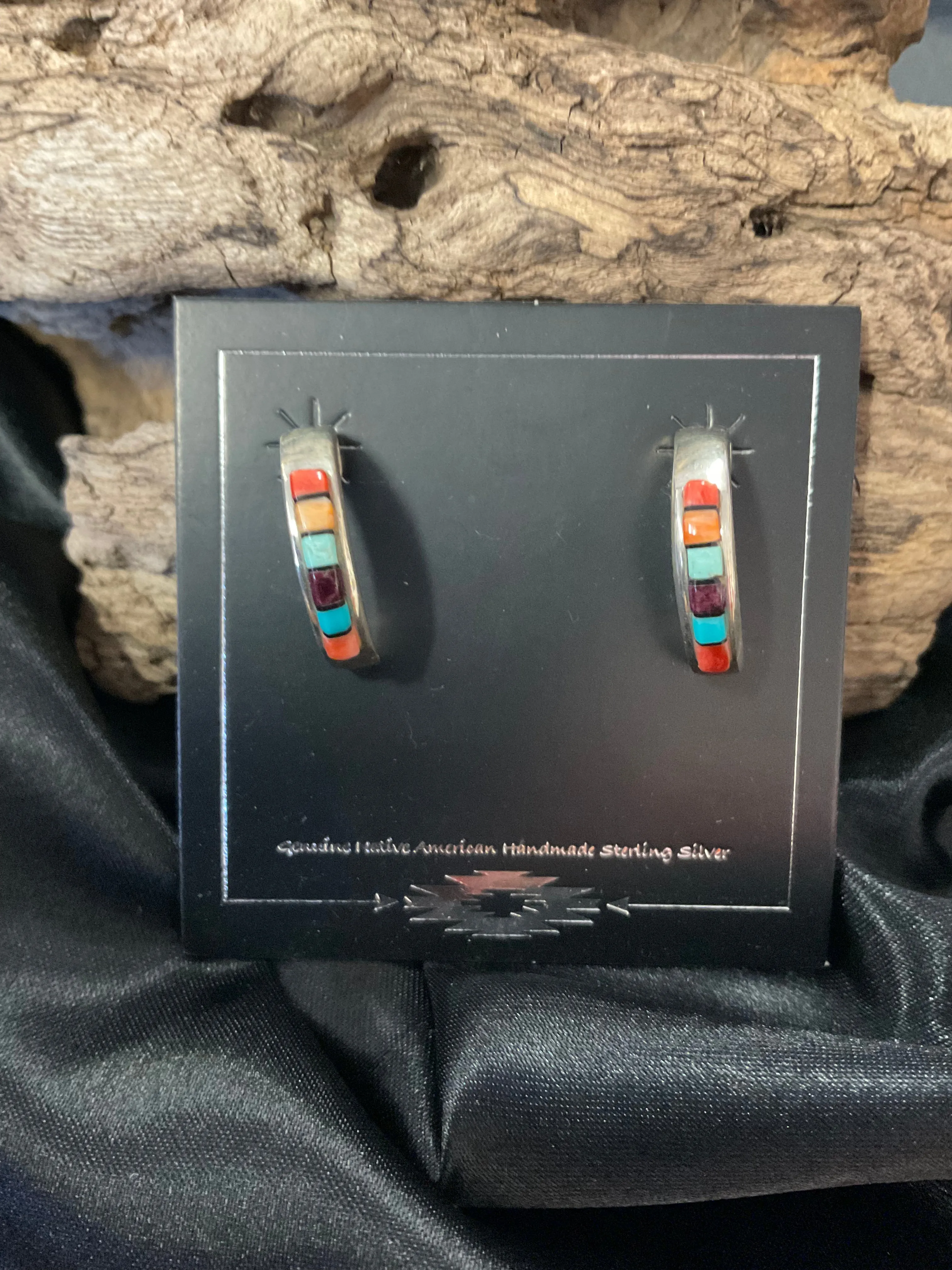 Multi-Color Stone Earrings