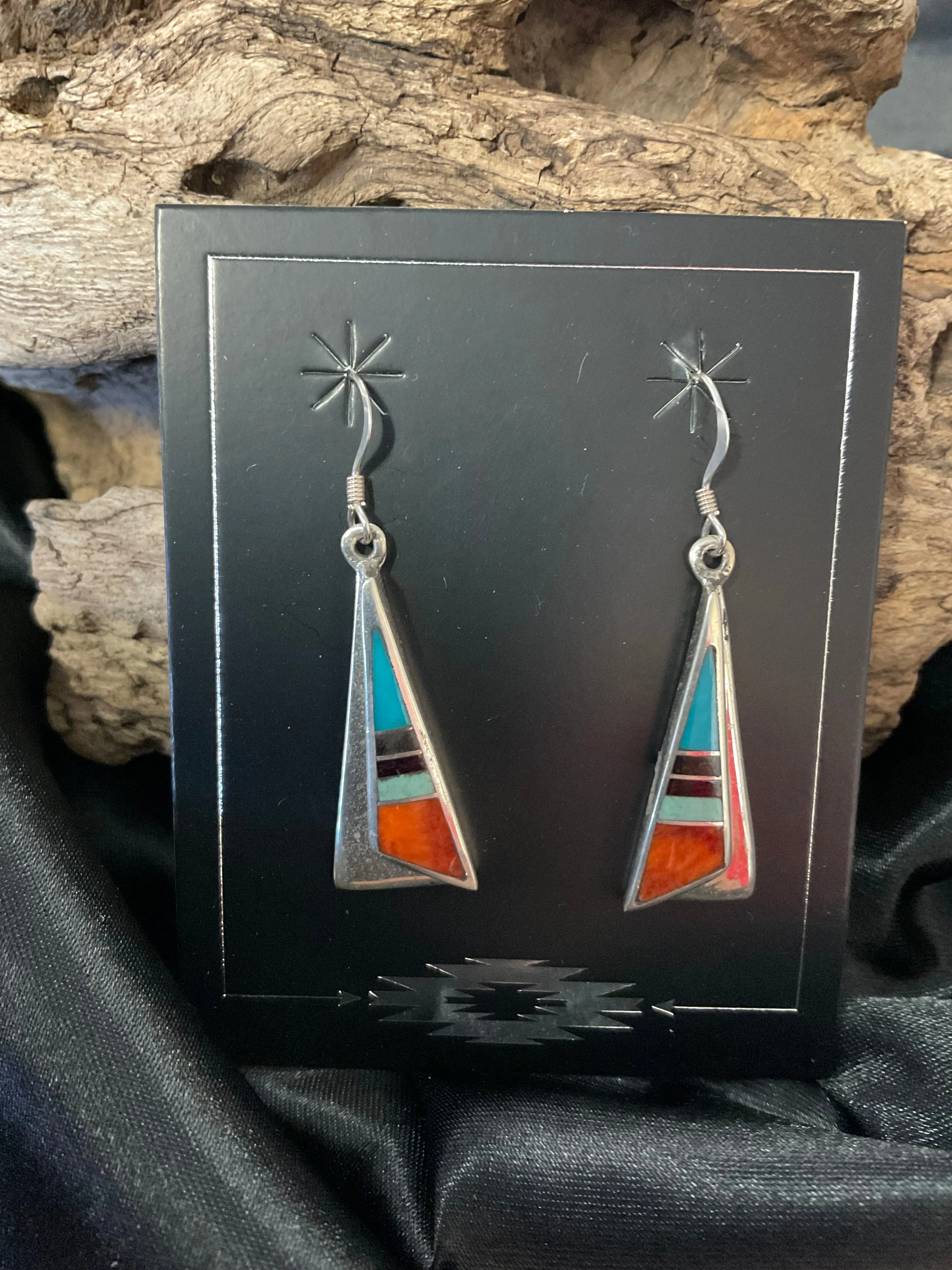 Multi-Color Stone Earrings
