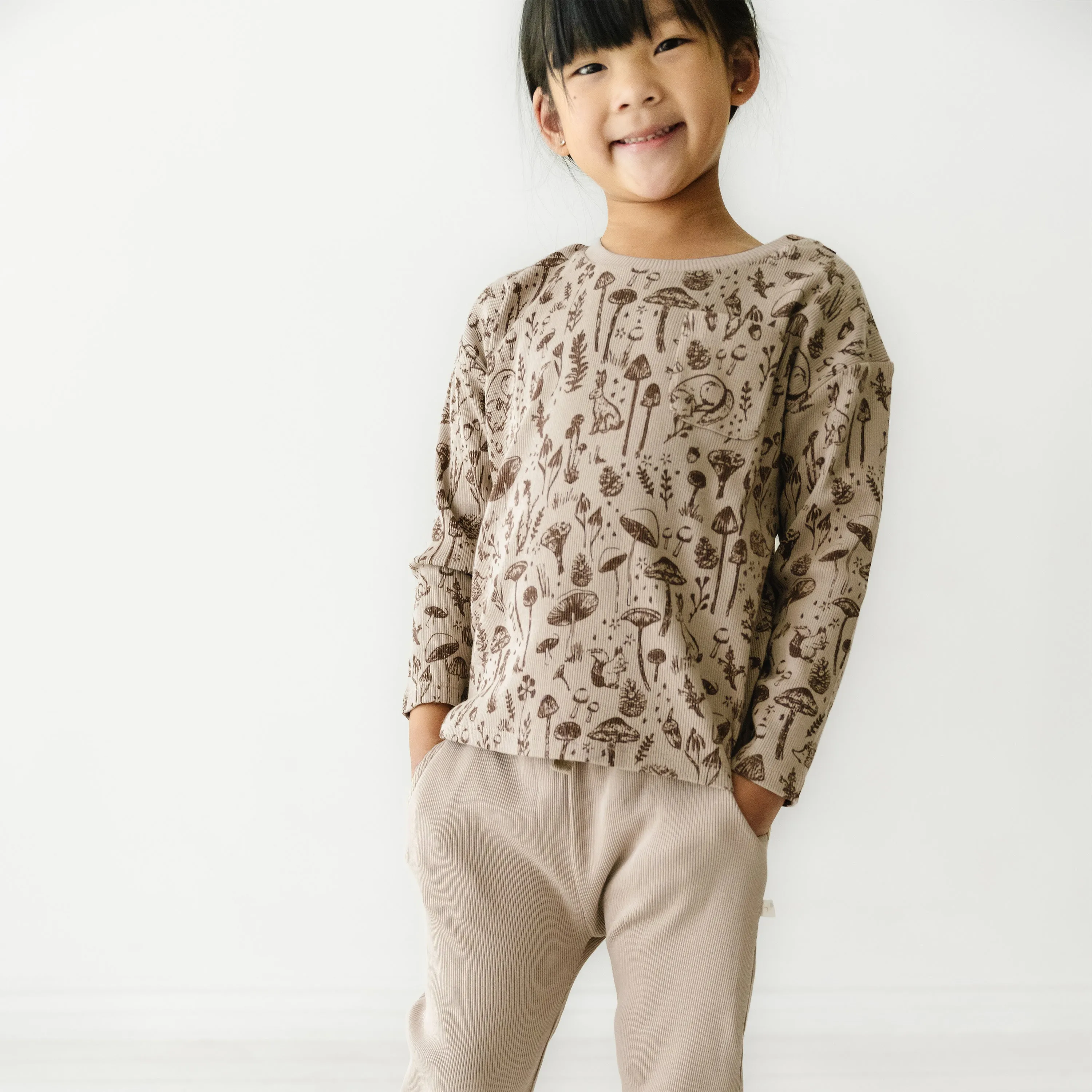 Organic Toddler T-shirt & Pant Set - Woodland
