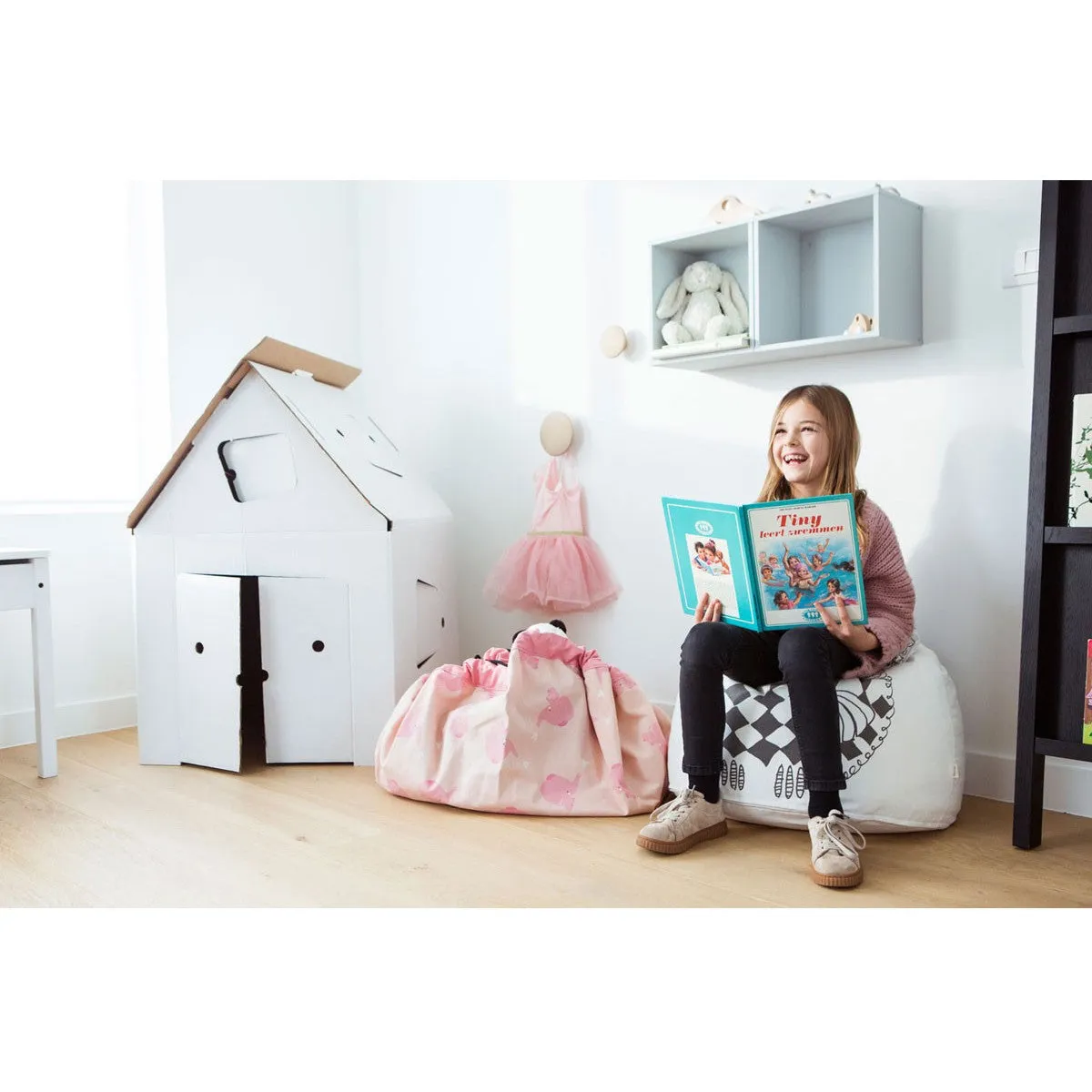 Play & Go Storage Bag Pink Elephant