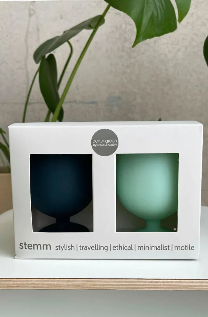 Porter Green STEMM Unbreakable Silicone Wine Glass (Set of 2)