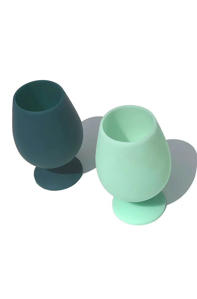 Porter Green STEMM Unbreakable Silicone Wine Glass (Set of 2)