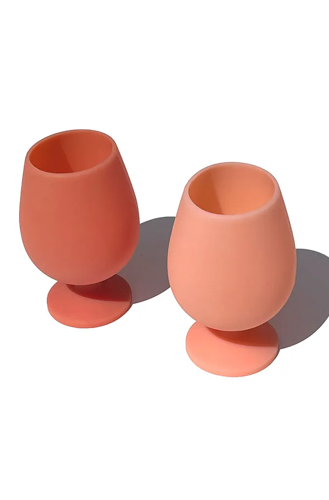 Porter Green STEMM Unbreakable Silicone Wine Glass (Set of 2)