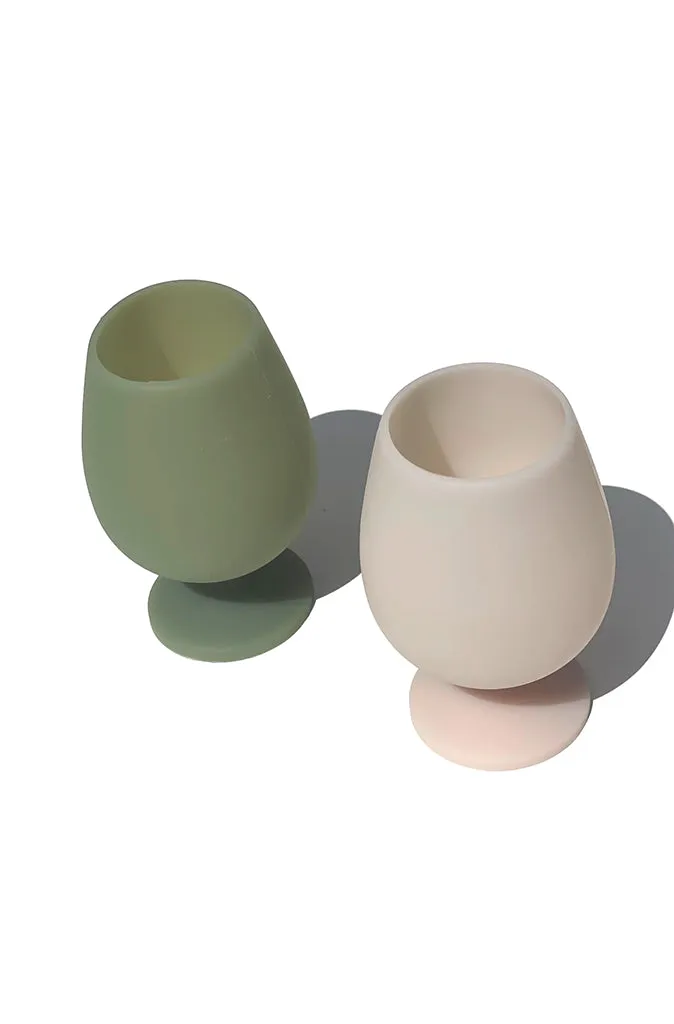 Porter Green STEMM Unbreakable Silicone Wine Glass (Set of 2)