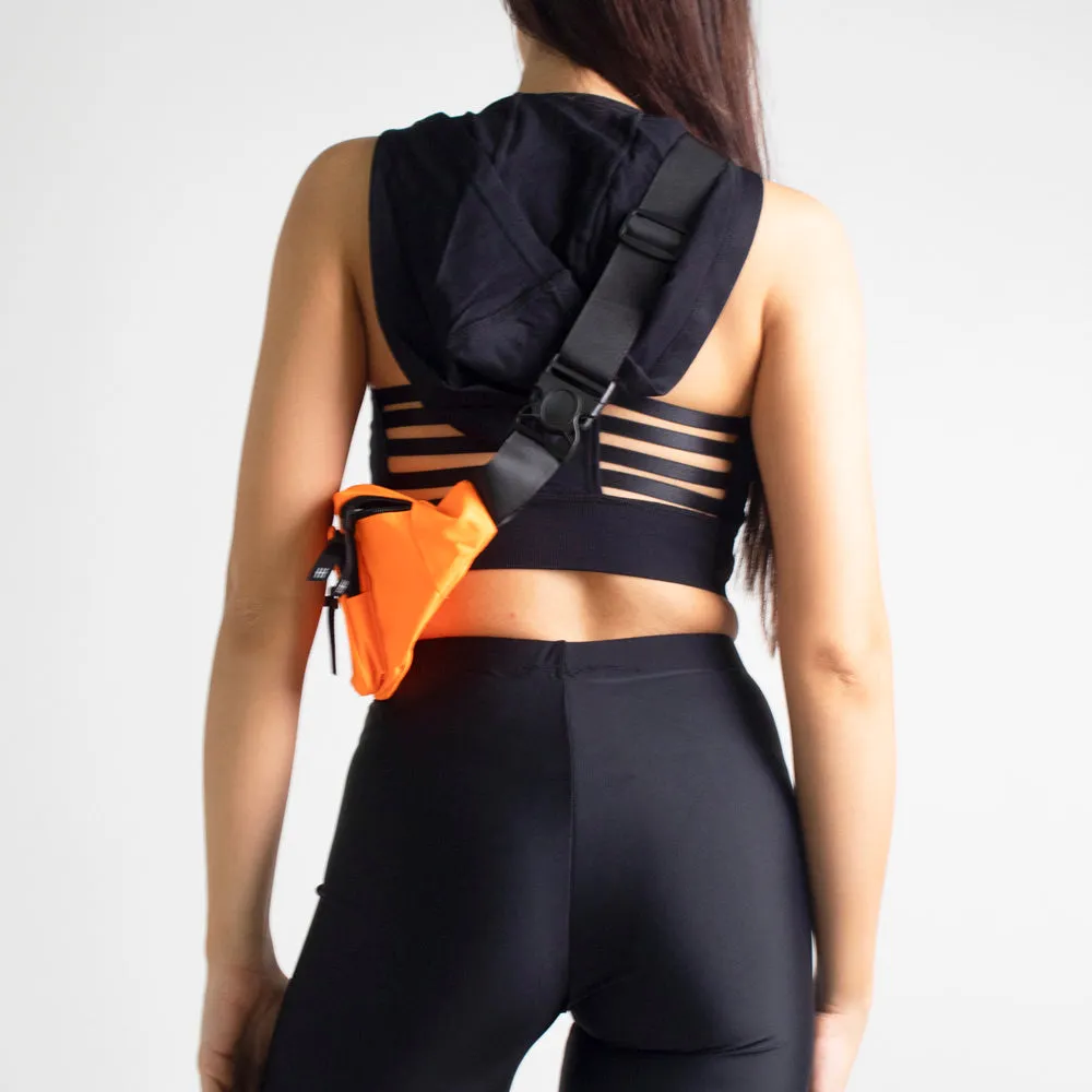 Runner Island Neon Orange Fanny Pack Waist Bag
