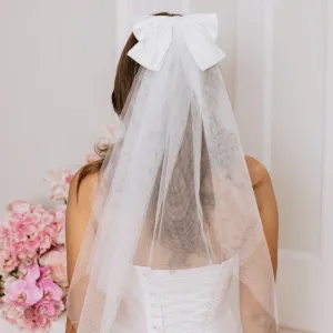 Satin Bow Veil