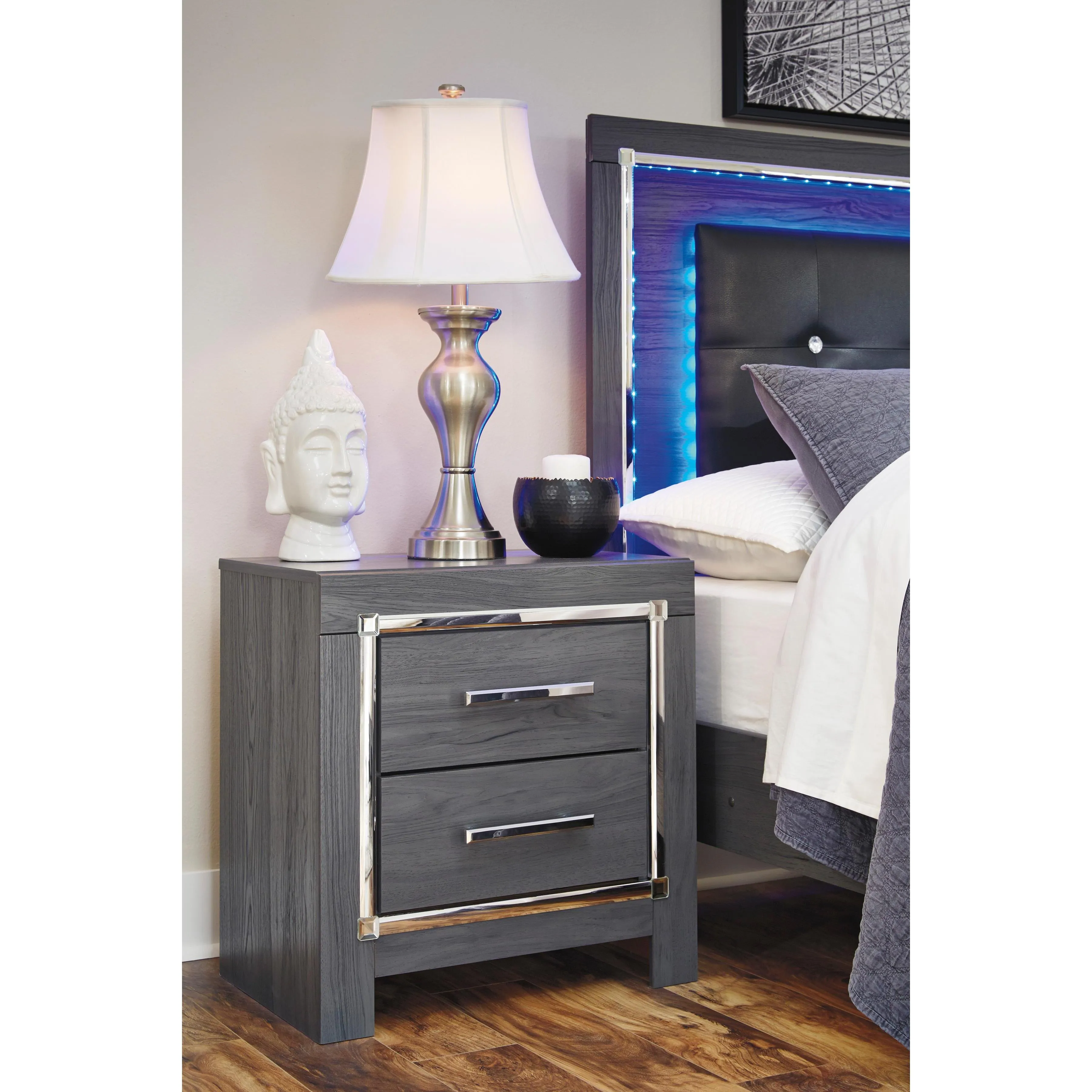 Signature Design by Ashley Lodanna B214B20 6 pc Queen Panel Storage Bedroom Set
